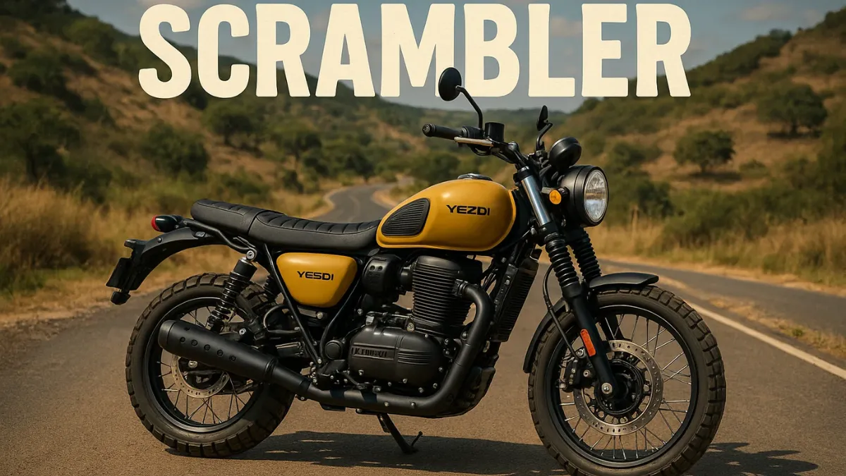 Yezdi Scrambler – Retro-Modern Motorcycle Starting at ₹2.12 Lakh with Rugged Design and Powerful Performance